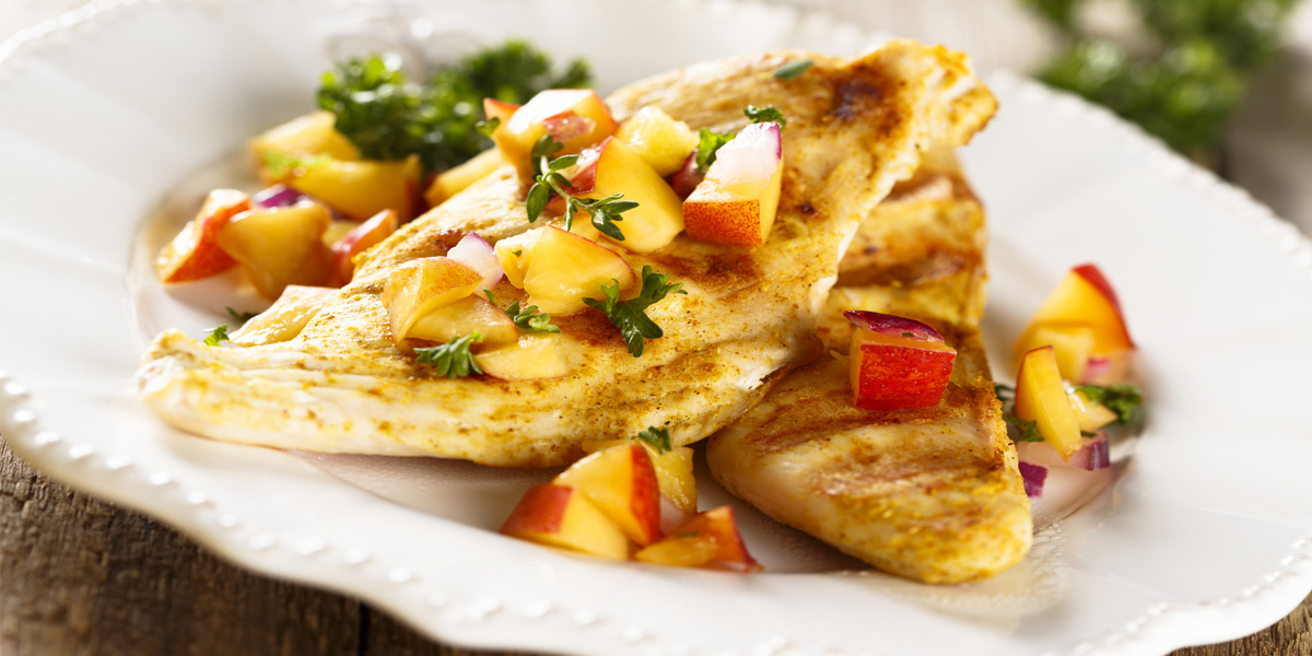 Grilled Chicken with Georgia Peach Salsa - Farm Monitor