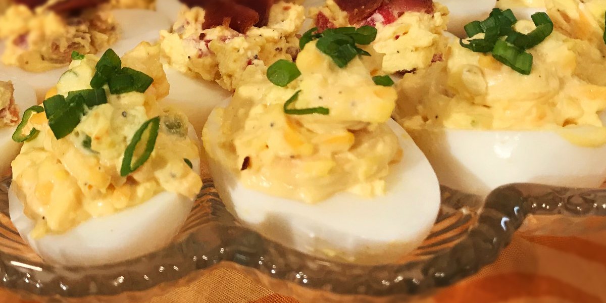 Pimento Cheese Deviled Eggs - Farm Monitor