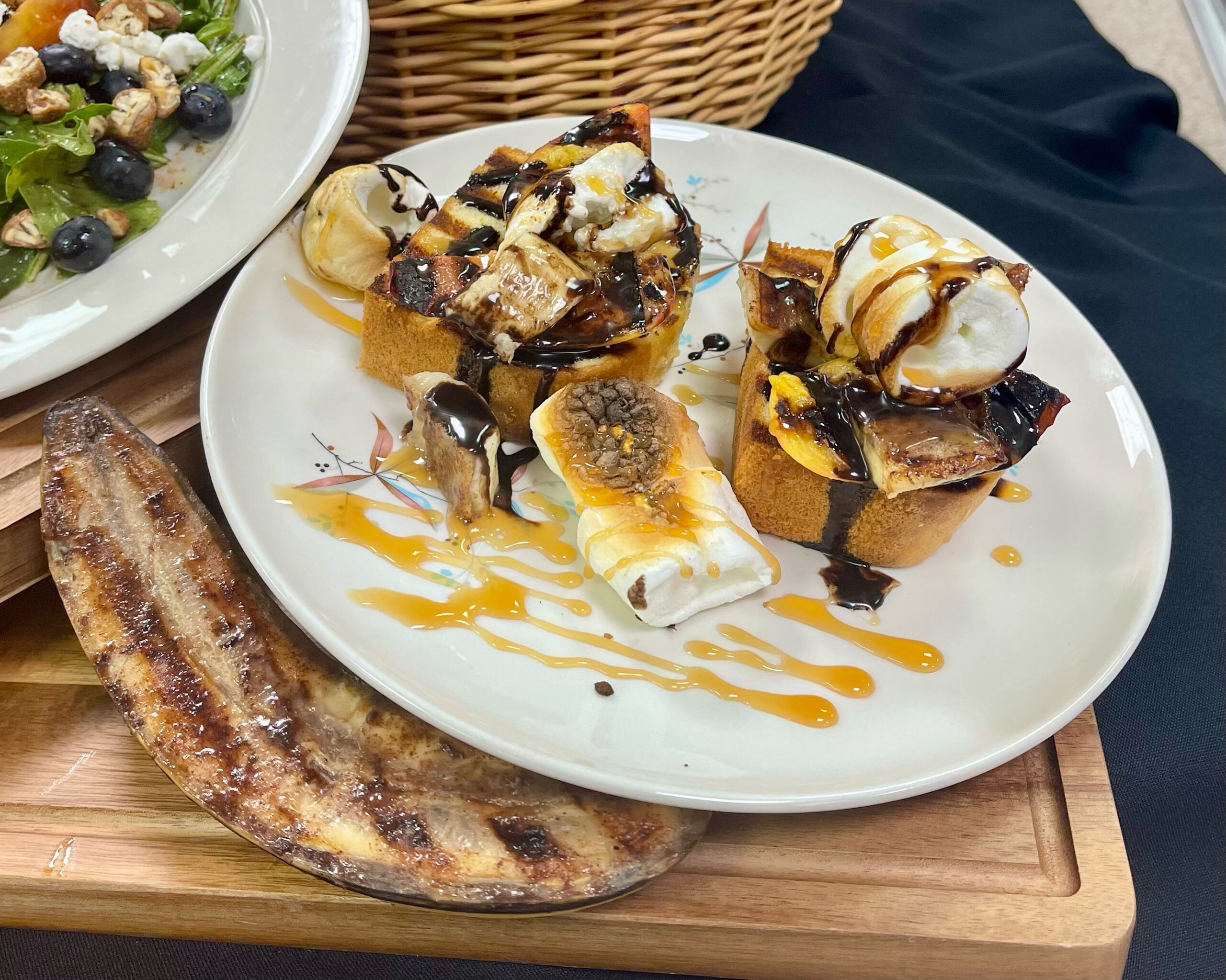 Grilled Pound Cake with Grilled Peaches and Grilled Bananas - Farm Monitor