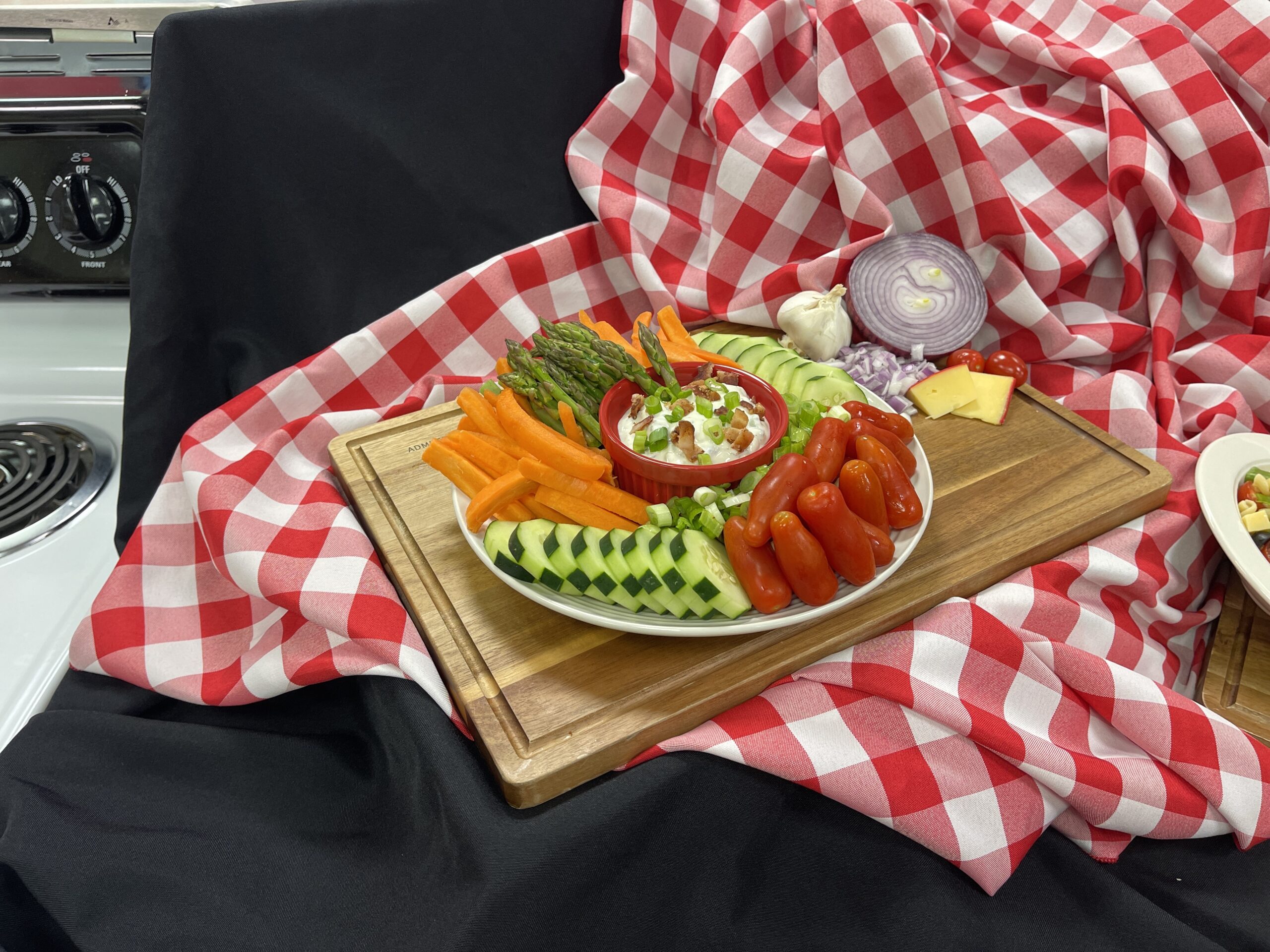 Bacon Wrapped Asparagus Ranch Dip - Farm Monitor